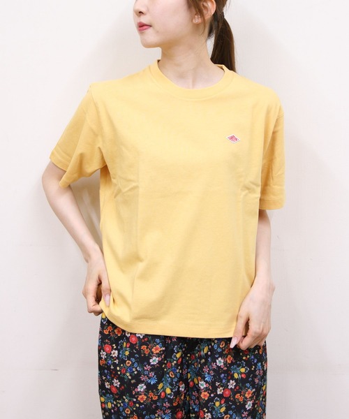 DANTON(ダントン)の「DANTON/ダントン ショートTEE SHORT TEE DT-C0404 CJJ(Tシャツ/カットソー・レディース・ネイビー/オレンジ/チャコールグレー/ホワイト・M)」の13枚目の写真