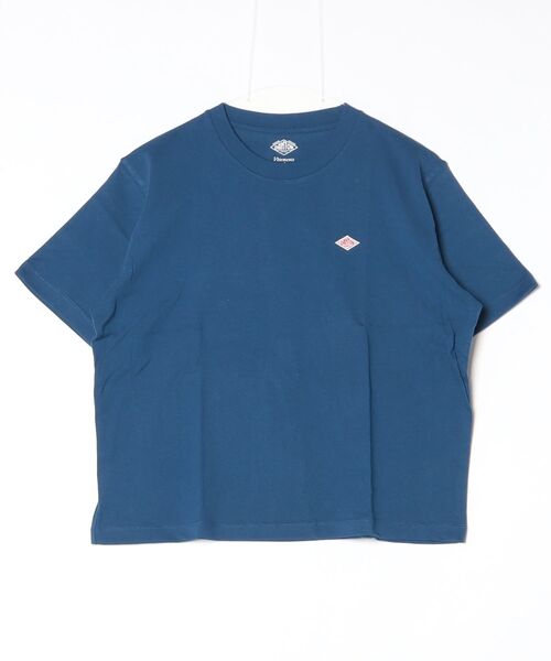 DANTON(ダントン)の「DANTON/ダントン ショートTEE SHORT TEE DT-C0404 CJJ(Tシャツ/カットソー・レディース・ネイビー/オレンジ/チャコールグレー/ホワイト・M)」の20枚目の写真