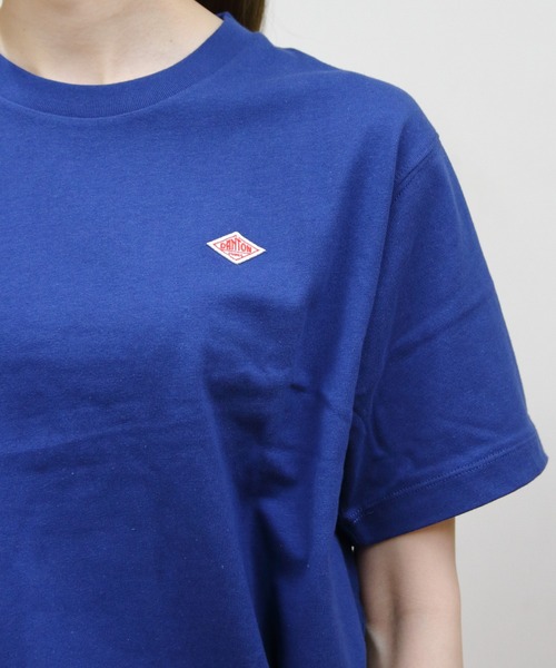 DANTON(ダントン)の「DANTON/ダントン ショートTEE SHORT TEE DT-C0404 CJJ(Tシャツ/カットソー・レディース・ネイビー/オレンジ/チャコールグレー/ホワイト・M)」の17枚目の写真