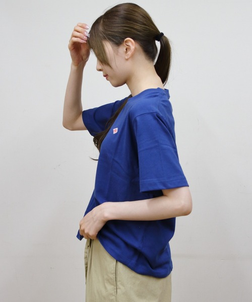 DANTON(ダントン)の「DANTON/ダントン ショートTEE SHORT TEE DT-C0404 CJJ(Tシャツ/カットソー・レディース・ネイビー/オレンジ/チャコールグレー/ホワイト・M)」の18枚目の写真