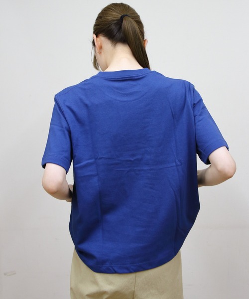 DANTON(ダントン)の「DANTON/ダントン ショートTEE SHORT TEE DT-C0404 CJJ(Tシャツ/カットソー・レディース・ネイビー/オレンジ/チャコールグレー/ホワイト・M)」の19枚目の写真