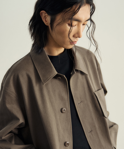 ROTEMBER（ローテンバー）の「ウォッシュドフレンチチョアジャケット[BROWN]（その他アウター・メンズ・その他・MEDIUM）」の2枚目の写真