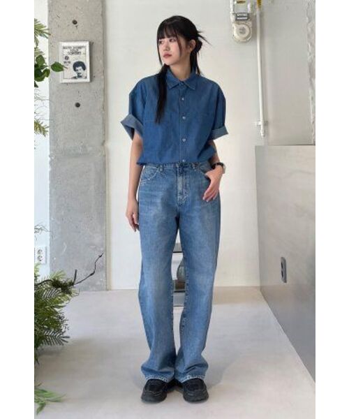 ANOTHER OFFICE WOMEN（アナザー オフィス ウーマン）の「Courtney Jeans (Faded Blue)（デニムパンツ・レディース・その他・S/M）」の6枚目の写真