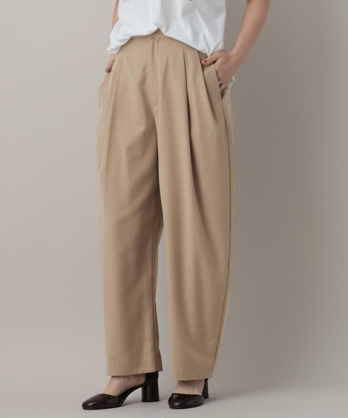 A part by（アパートバイ）の「カーブスラックスパンツ（スラックス・レディース・グレー/ブラック/ベージュ系その他・SMALL/MEDIUM）」の3枚目の写真