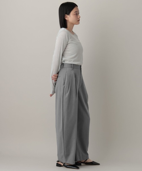 A part by（アパートバイ）の「カーブスラックスパンツ（スラックス・レディース・グレー/ブラック/ベージュ系その他・SMALL/MEDIUM）」の10枚目の写真