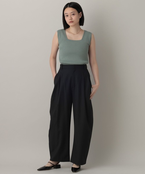 A part by（アパートバイ）の「カーブスラックスパンツ（スラックス・レディース・グレー/ブラック/ベージュ系その他・SMALL/MEDIUM）」の14枚目の写真