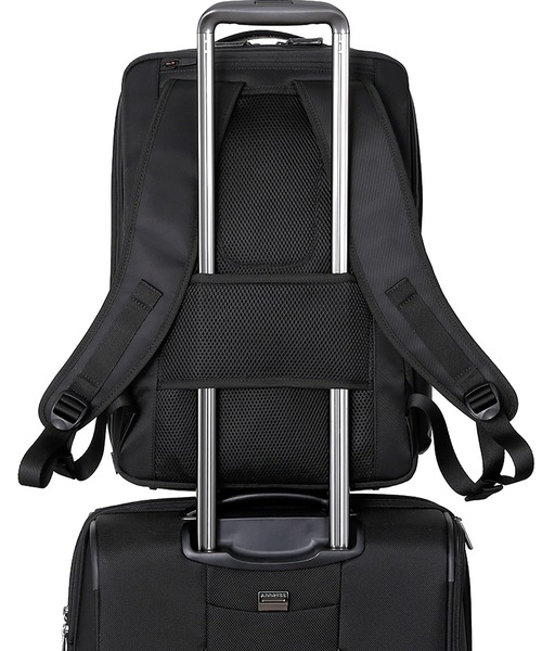 Samsonite(サムソナイト)の「サムソナイト DEBONAIR 5 バックパック L エキスパンダブル(ビジネスバッグ・メンズ・ネイビー/ブラック・ONE SIZE)」の13枚目の写真