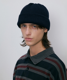 ENDOOR（エンドア）の「1980 Knit beanie (navy)（ニットキャップ/ビーニー）」