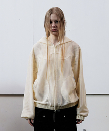 THEVINYLHOUSE（ザバイニルハウス）の「MESH GRID JACKET IVORY（その他アウター）」