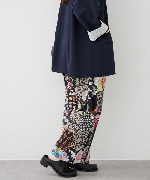 Remind me and forever(リマインドミーアンドフォーエバー)の「【nane】【India series】パッチワークイージーパンツ(その他パンツ・レディース・ブラック/ブルー・FREE)」の5枚目の写真