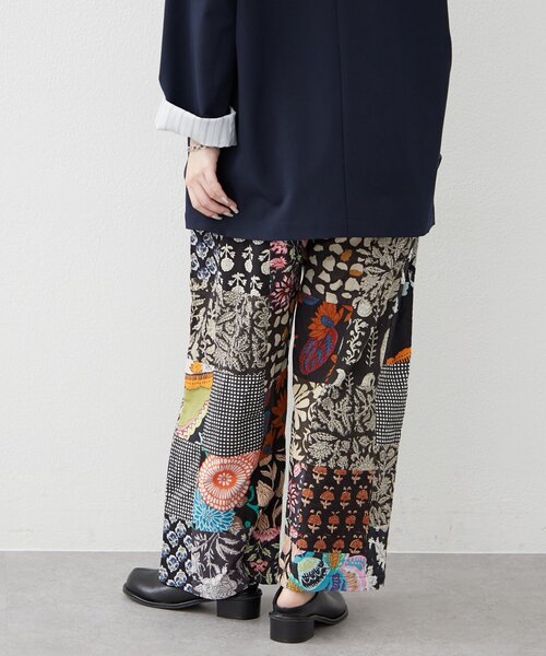 Remind me and forever(リマインドミーアンドフォーエバー)の「【nane】【India series】パッチワークイージーパンツ(その他パンツ・レディース・ブラック/ブルー・FREE)」の8枚目の写真