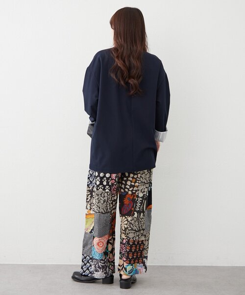 Remind me and forever(リマインドミーアンドフォーエバー)の「【nane】【India series】パッチワークイージーパンツ(その他パンツ・レディース・ブラック/ブルー・FREE)」の10枚目の写真
