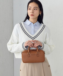 MONO COMME CA（モノコムサ）の「横長ミニボストン（ボストンバッグ）」