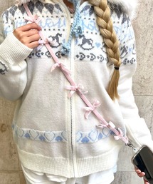 Dormiir（ドルミール）の「【Dormiir】ベロアリボンスマホショルダーストラップ（スマホグッズ）」