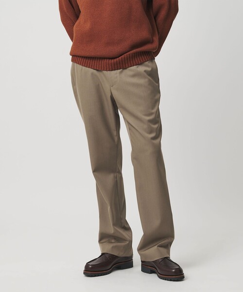 UNITED ARROWS(ユナイテッドアローズ)の「フォルムギャバジン モダン ストレート スラックス(スラックス・メンズ・モカ/ダークグレー・L/M/S/XL)」の4枚目の写真