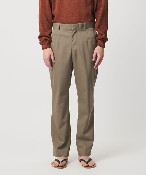 UNITED ARROWS(ユナイテッドアローズ)の「フォルムギャバジン モダン ストレート スラックス(スラックス・メンズ・モカ/ダークグレー・L/M/S/XL)」の12枚目の写真
