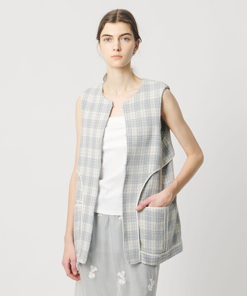 なな様　ユナイテッドアローズ　ベスト UNITED ARROWS｜ユナイテッドアローズ（レディース）のベスト（ブルー