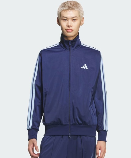 美品　adidas ジャージ上下セット パープル/ネイビー adidas - アディダス ジャージ セットアップの通販 by TK｜アディダス