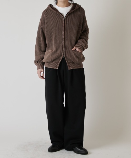 Lui's(ルイス)の「スノーウォッシュジップパーカー(パーカー・メンズ・ブラウン/チャコールグレー・FREE)」の22枚目の写真