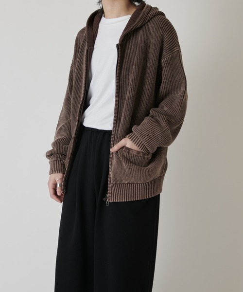 Lui's(ルイス)の「スノーウォッシュジップパーカー(パーカー・メンズ・ブラウン/チャコールグレー・FREE)」の19枚目の写真