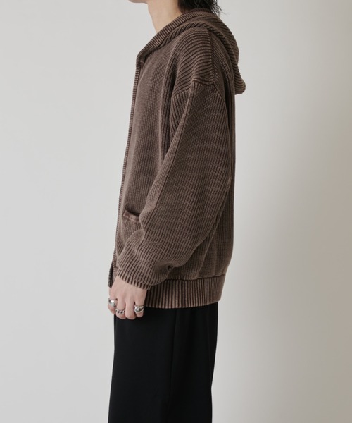 Lui's(ルイス)の「スノーウォッシュジップパーカー(パーカー・メンズ・ブラウン/チャコールグレー・FREE)」の20枚目の写真