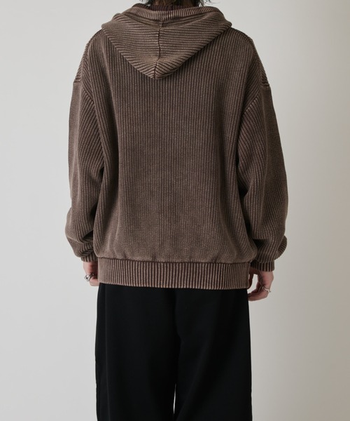 Lui's(ルイス)の「スノーウォッシュジップパーカー(パーカー・メンズ・ブラウン/チャコールグレー・FREE)」の21枚目の写真