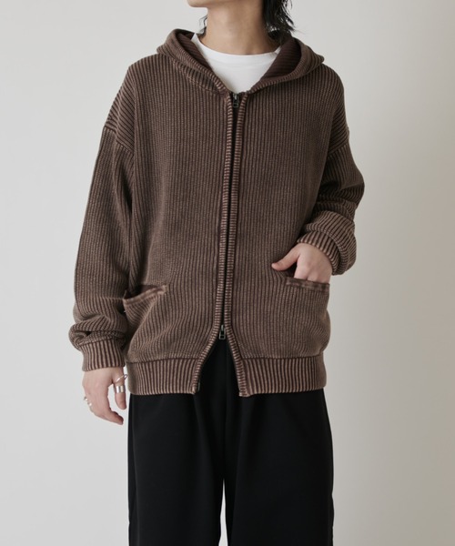 Lui's(ルイス)の「スノーウォッシュジップパーカー(パーカー・メンズ・ブラウン/チャコールグレー・FREE)」の17枚目の写真