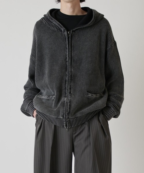 Lui's(ルイス)の「スノーウォッシュジップパーカー(パーカー・メンズ・ブラウン/チャコールグレー・FREE)」の10枚目の写真