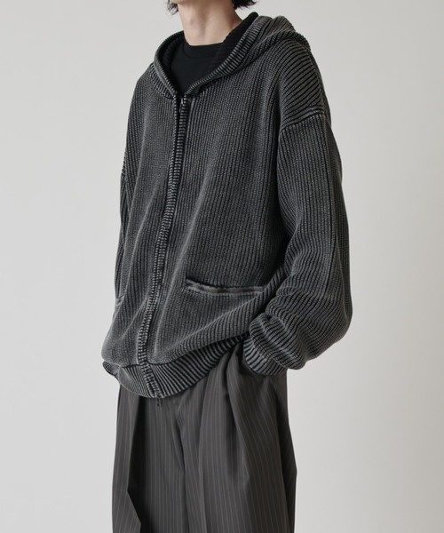 Lui's(ルイス)の「スノーウォッシュジップパーカー(パーカー・メンズ・ブラウン/チャコールグレー・FREE)」の12枚目の写真