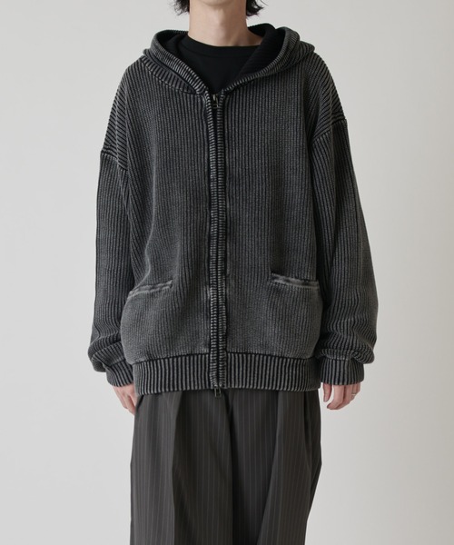 Lui's(ルイス)の「スノーウォッシュジップパーカー(パーカー・メンズ・ブラウン/チャコールグレー・FREE)」の11枚目の写真