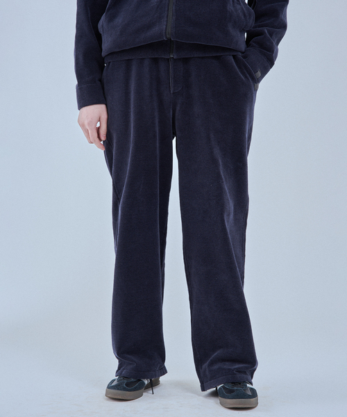 EDIFICE(エディフィス)の「Ecofade シェニール パンツ(その他パンツ・メンズ・ネイビー/ブラック系その他・LARGE/MEDIUM)」の2枚目の写真