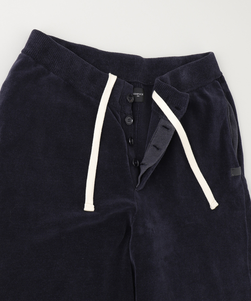 EDIFICE(エディフィス)の「Ecofade シェニール パンツ(その他パンツ・メンズ・ネイビー/ブラック系その他・LARGE/MEDIUM)」の9枚目の写真