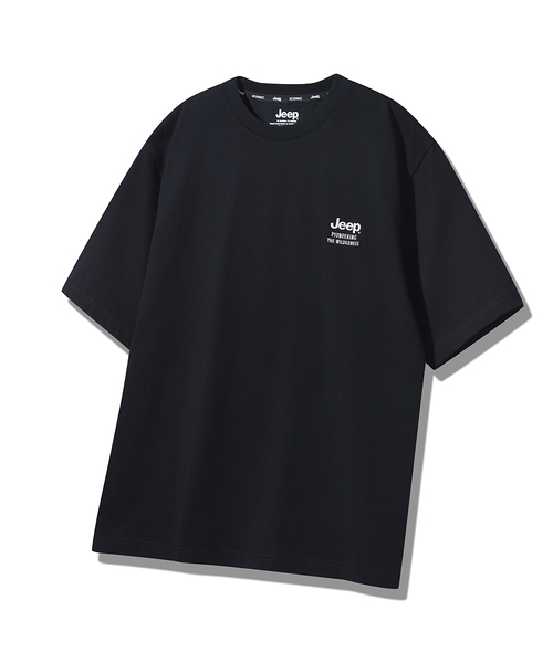 JEEP（ジープ）の「[2PACK] 190g シングルエアグラム半袖Tシャツ (JR5TSU159BK)（Tシャツ/カットソー・レディース・ブラック/ホワイト×ブラック/ホワイト・MEDIUM/SMALL/X-SMALL/2XL/X-LARGE/LARGE）」の3枚目の写真