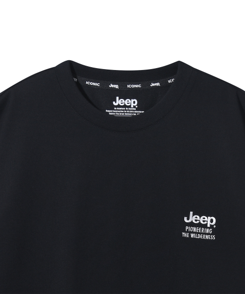JEEP（ジープ）の「[2PACK] 190g シングルエアグラム半袖Tシャツ (JR5TSU159BK)（Tシャツ/カットソー・レディース・ブラック/ホワイト×ブラック/ホワイト・MEDIUM/SMALL/X-SMALL/2XL/X-LARGE/LARGE）」の6枚目の写真