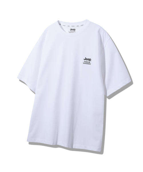 JEEP（ジープ）の「[2PACK] 190g シングルエアグラム半袖Tシャツ (JR5TSU159BK)（Tシャツ/カットソー・レディース・ブラック/ホワイト×ブラック/ホワイト・MEDIUM/SMALL/X-SMALL/2XL/X-LARGE/LARGE）」の9枚目の写真
