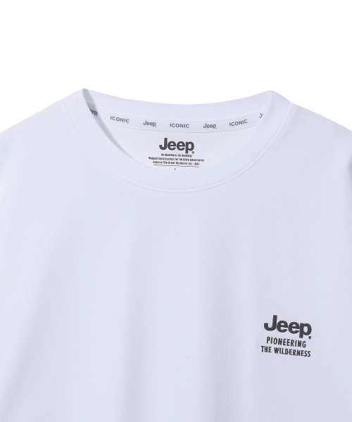 JEEP（ジープ）の「[2PACK] 190g シングルエアグラム半袖Tシャツ (JR5TSU159BK)（Tシャツ/カットソー・レディース・ブラック/ホワイト×ブラック/ホワイト・MEDIUM/SMALL/X-SMALL/2XL/X-LARGE/LARGE）」の11枚目の写真