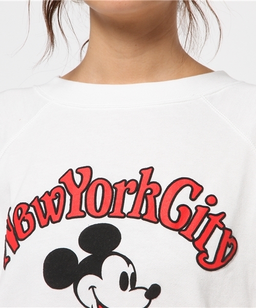MOUSSY（マウジー）の「NEW YORK CITY MICKEY OPJ（ワンピース・レディース・カーキ/ブラック/トップグレー/キャメル/ホワイト・FREE）」の10枚目の写真
