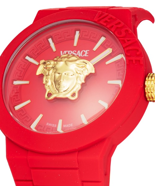 VERSACE（ヴェルサーチ）の「VERSACE/ヴェルサーチェ V POP 腕時計 VS-VEEFA0124 メンズ（アナログ腕時計・メンズ・レッド・FREE）」の2枚目の写真