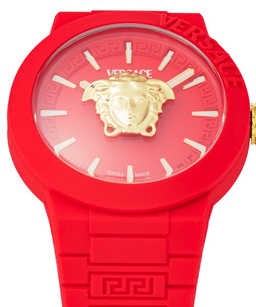 VERSACE（ヴェルサーチ）の「VERSACE/ヴェルサーチェ V POP 腕時計 VS-VEEFA0124 メンズ（アナログ腕時計・メンズ・レッド・FREE）」の3枚目の写真