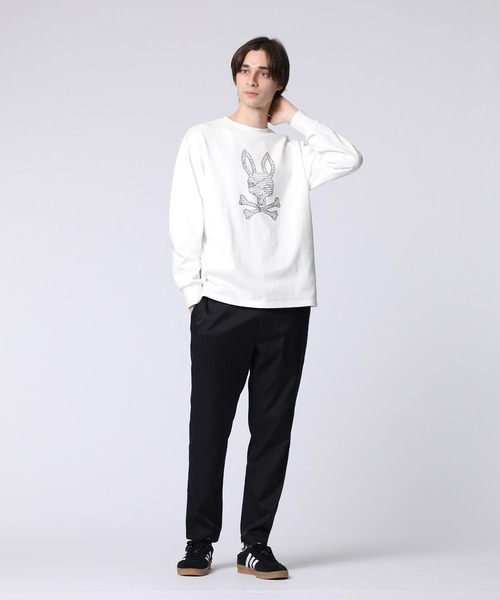 Psycho Bunny(サイコバニー)の「ポケットバニー タスランチノクロスパンツ(スラックス・メンズ・ライトグレー/グレイッシュベージュ/カーキ/ブラック・X-LARGE/LARGE/MEDIUM)」の7枚目の写真