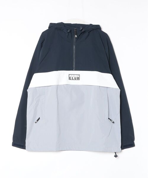 【T17】【PRO CLUB/プロクラブ】PRO CLUB MENS NYLON HOODED ANORAK JACKET