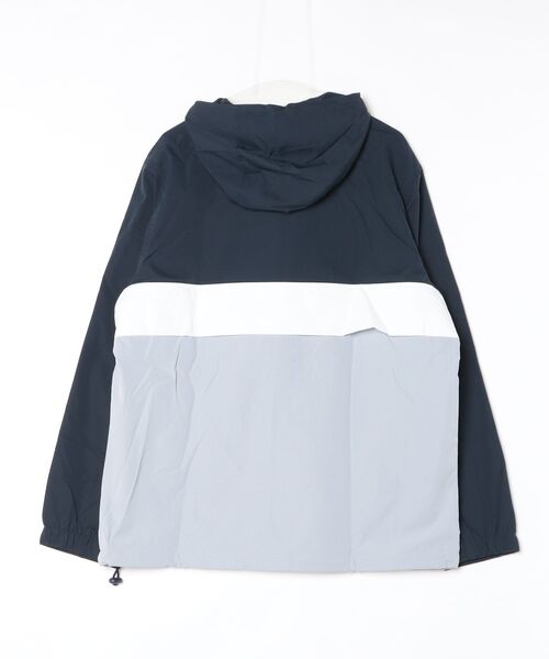 PRO CLUB (プロクラブ)の「【T17】【PRO CLUB/プロクラブ】PRO CLUB MENS NYLON HOODED ANORAK JACKET(ナイロンジャケット・メンズ・ネイビー・LARGE)」の2枚目の写真
