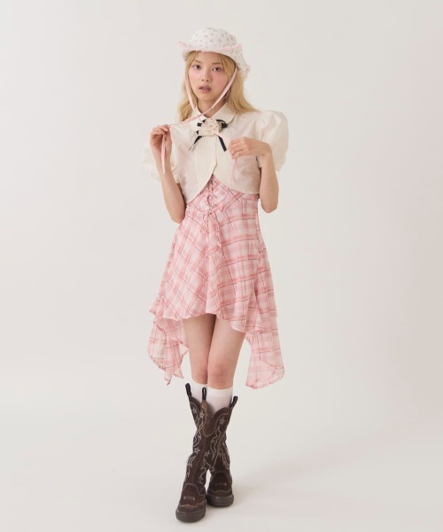 kaorinomori(カオリノモリ)の「kaorinomori プラーハット ロア / カオリノモリ(ハット・レディース・ブラック/ライトブルー/ホワイト・M/57.5cm)」の11枚目の写真