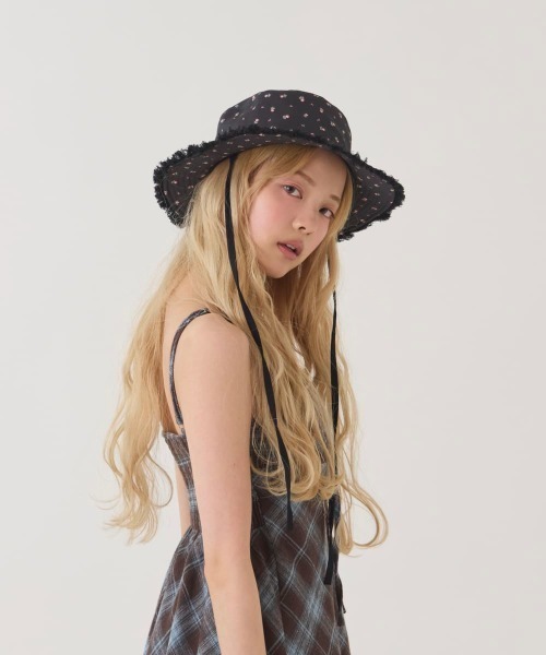 kaorinomori(カオリノモリ)の「kaorinomori プラーハット ロア / カオリノモリ(ハット・レディース・ブラック/ライトブルー/ホワイト・M/57.5cm)」の18枚目の写真