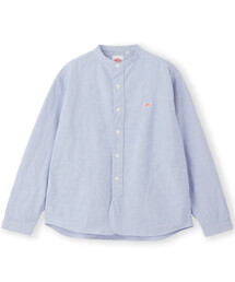 DANTON | Men's Oxford Band Collar Shirt(シャツ/ブラウス)