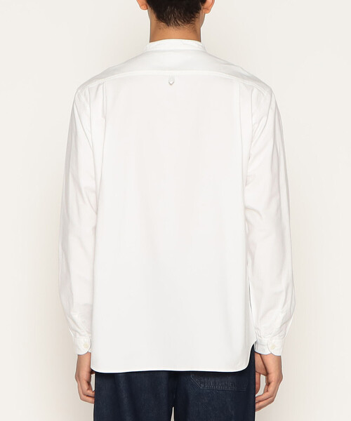 DANTON(ダントン)の「Men's Oxford Band Collar Shirt(シャツ/ブラウス・メンズ・ホワイト/ブルー・44/40/38/42)」の9枚目の写真