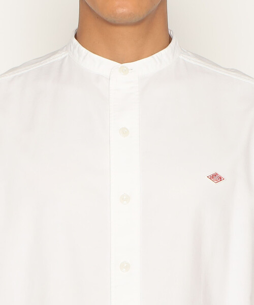 DANTON(ダントン)の「Men's Oxford Band Collar Shirt(シャツ/ブラウス・メンズ・ホワイト/ブルー・44/40/38/42)」の8枚目の写真