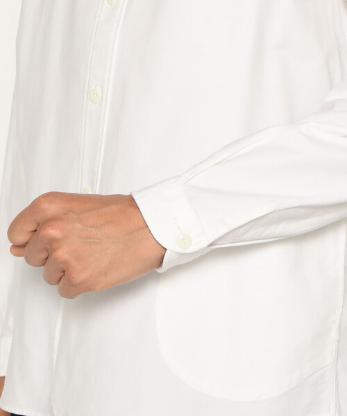 DANTON(ダントン)の「Men's Oxford Band Collar Shirt(シャツ/ブラウス・メンズ・ホワイト/ブルー・44/40/38/42)」の6枚目の写真