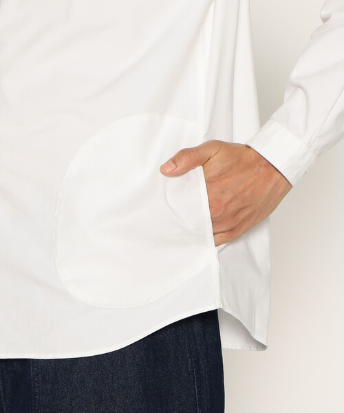 DANTON(ダントン)の「Men's Oxford Band Collar Shirt(シャツ/ブラウス・メンズ・ホワイト/ブルー・44/40/38/42)」の5枚目の写真