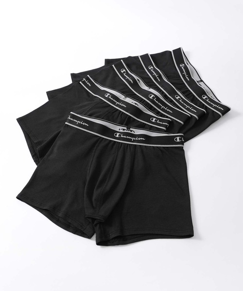 セール】【5枚セット】Champion Cotton Stretch Trunk 抗菌防臭 前閉じ